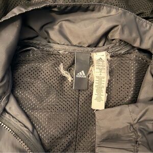 Adidas Charcoal Mesh Windbreaker